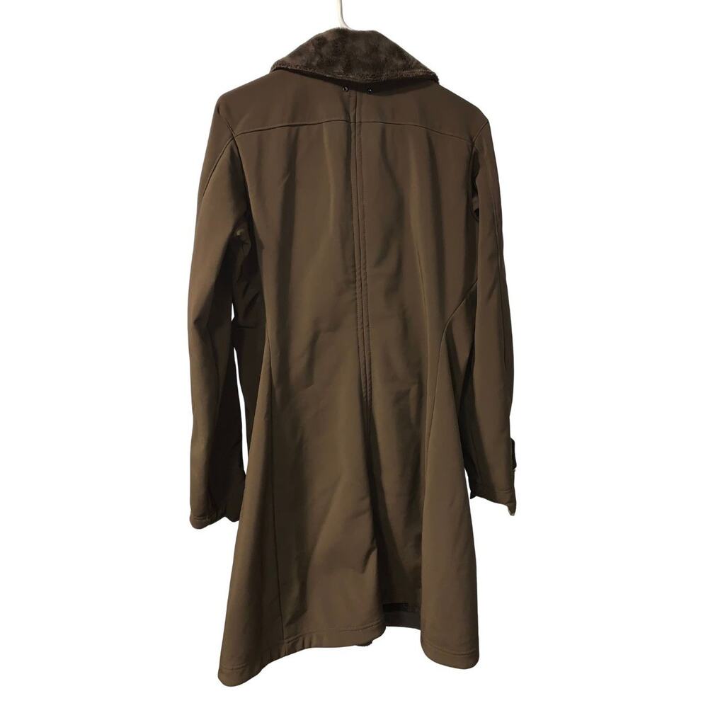 Mountain Hardwear Women's Fleece Lined Coat Size M Brown Full Zip Casual Fall - Picture 2 of 14